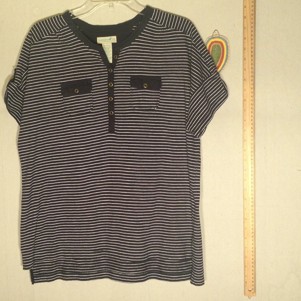 🎈 Caribbean Joe Blue Men's Standard-Fit Tee Shirt